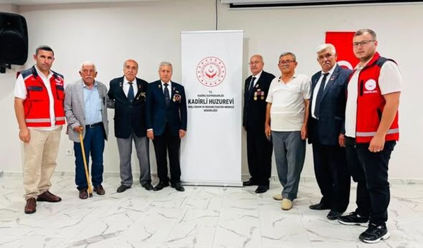 Osmaniye’de Gazilerden Huzurevine Ziyaret