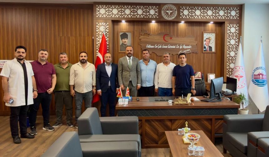 Şanlıurfalılar Derneğinden Başhekim Hakkoymaz’a Ziyaret