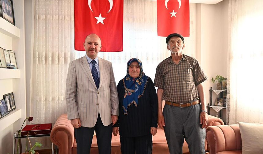 Osmaniye Valisi Serdengeçti’den Şehit Ailesine Anlamlı Ziyaret