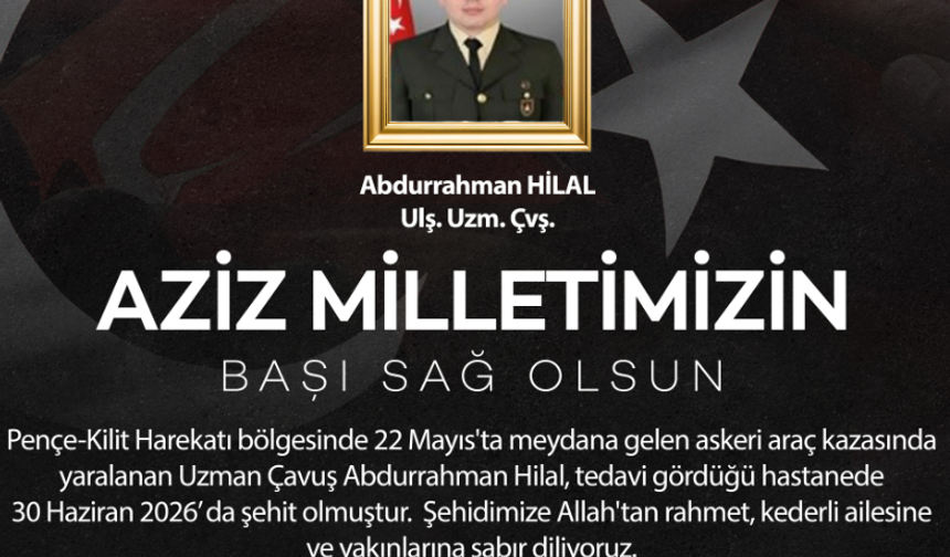 Valilikten Başsağlığı Mesajı