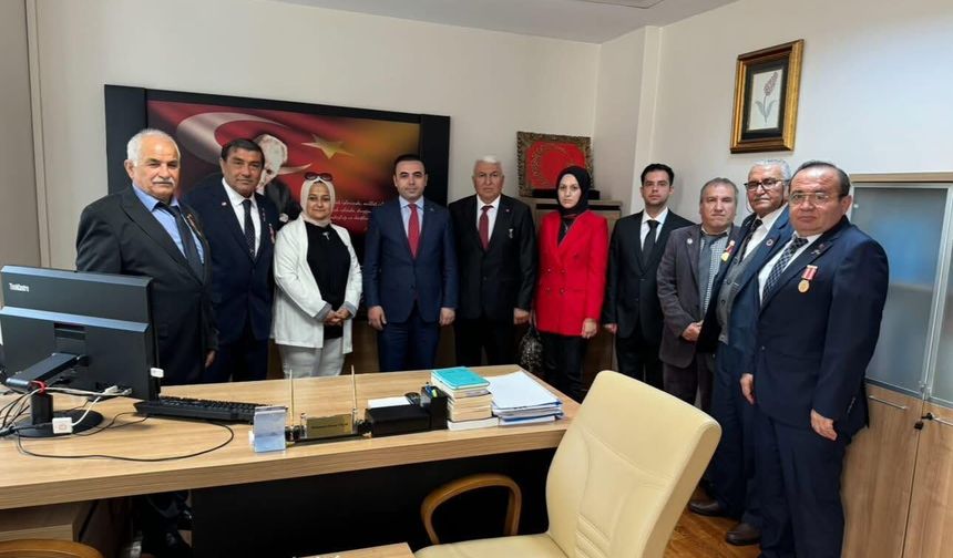 Osmaniye Şehit Aileleri ve Gaziler Derneğinden SGK’ya Ziyaret