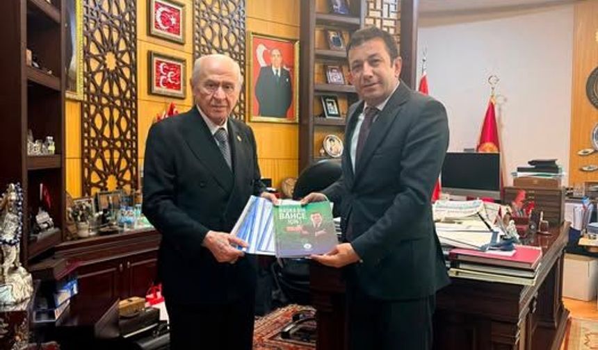 Bahçe Belediyesi’nden MHP Lideri Devlet Bahçeli’ye Ziyaret