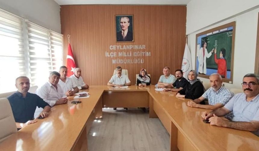 İlçe Milli Eğitim'den Mesleki Eğitime Değerlendirme Toplantısı