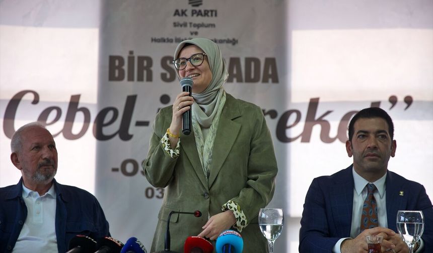 AK Parti Genel Başkan Yardımcısı Uygur, Osmaniye'de konuştu: