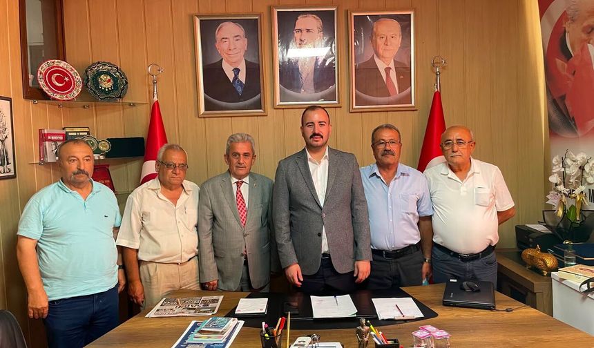Aziz Yahşi MHP'ye Üye Oldu, İlk Ziyaretini Gerçekleştirdi