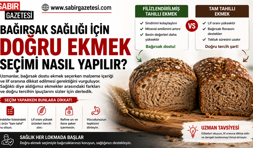 Bağırsak Sağlığı İçin Doğru Ekmek Seçimi Nasıl Yapılır?