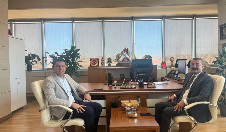 Başkan Aksoy'dan Dr. Ömer Özbey'e Ankara Ziyareti