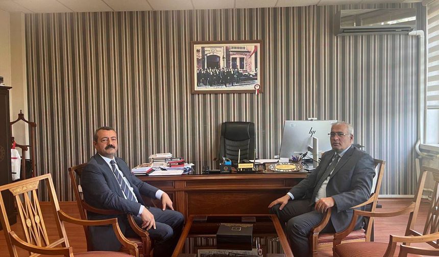 Başkan Aksoy'dan MEB Genel Müdür Yardımcısına Ziyaret