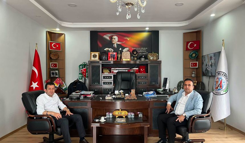 Başkan Çerçi'den Bahçe Belediyesine Nezaket Ziyareti