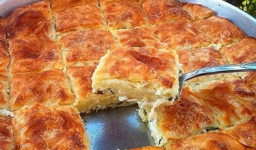 Osmaniye'de Sodalı Peynirli Börek Sofraların Gözdesi