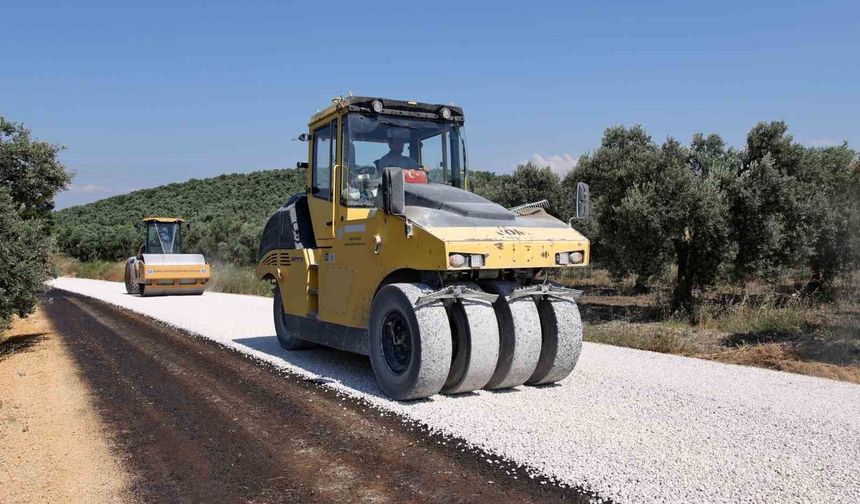 Bursa Mudanya’da Kırsal Yollar Yenileniyor