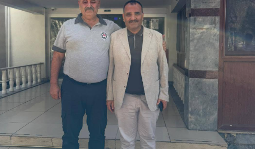 MHP Ceylanpınar İlçe Başkanı Halil Tetik'ten TİGEM Güvenlik Amiri İzzet Kılınç'a Ziyaret