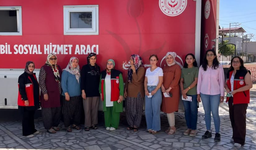 Osmaniye'de Mobil Sosyal Hizmet Seferberliği! Ekipler Köy Köy Geziyor