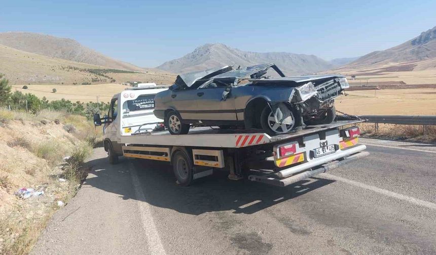Elbistan’da Otomobil Takla Attı 1 Kişi Yaralandı