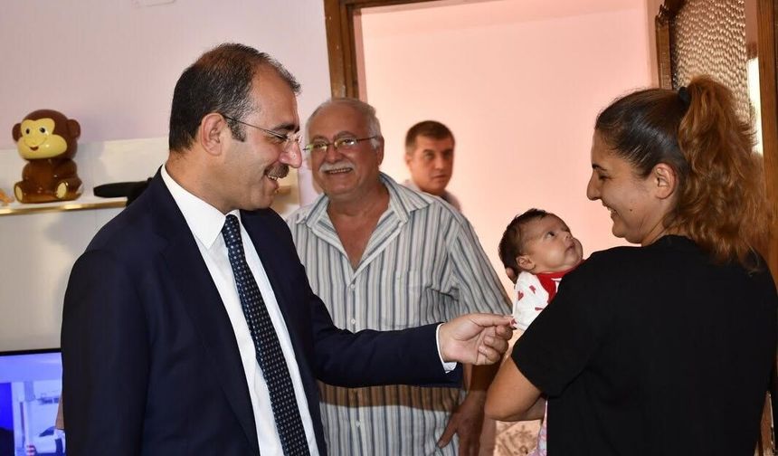 Kaymakam Erdinç Dolu'dan "Hoş Geldin Bebek" Ziyareti