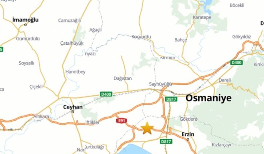 Erzin'de 3.1 Büyüklüğünde Deprem Paniği