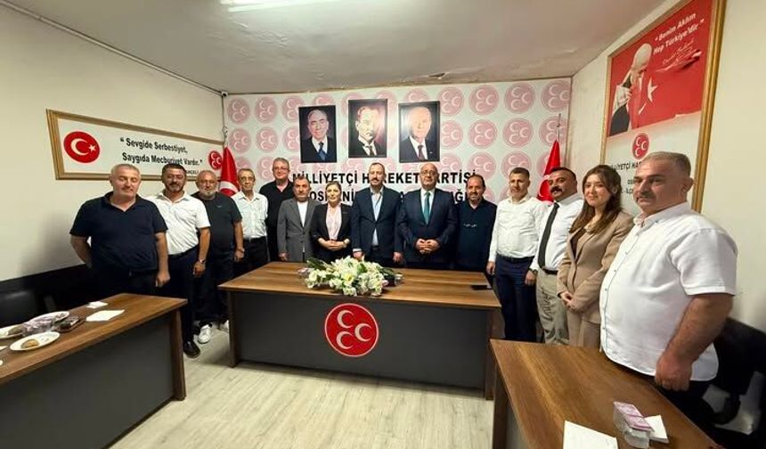 Esnaf Odalarından MHP Osmaniye Merkez İlçe Başkanı Yener Tuncer’e Ziyaret