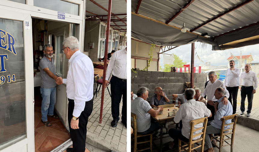 Seydi Gülsoy Kadirli Esnafını Ziyaret Etti