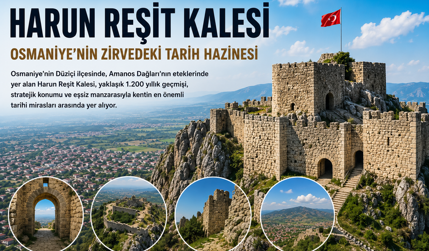 1.200 Yıllık Harun Reşit Kalesi Zamana Meydan Okuyor