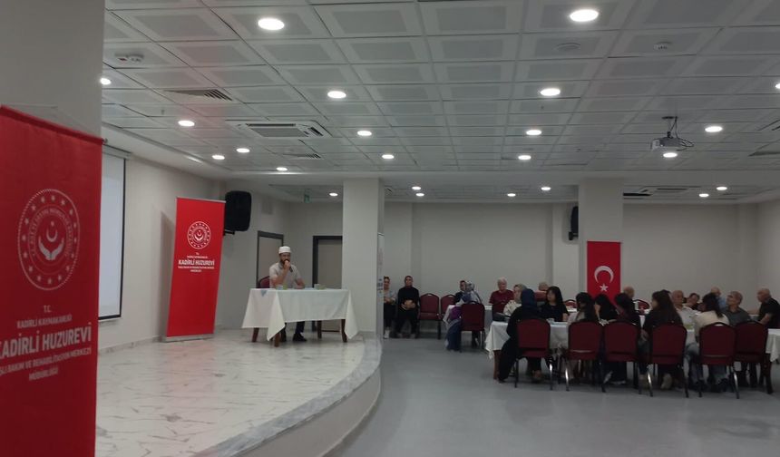 Kadirli Huzurevi'nde 15 Temmuz Şehitleri Dualarla Anıldı