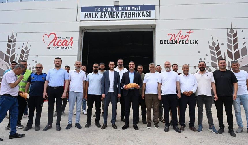 Kadirli’de Uygun Fiyatlı Ekmek İçin Geri Sayım Başladı