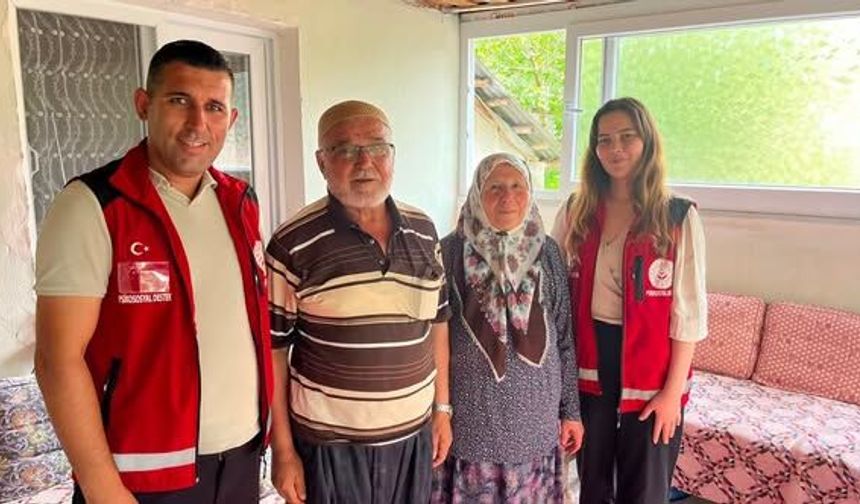 Kadirli’de Kıbrıs Gazileri Mehmet Tokyay ve Salih Cansever’e Vefa Ziyareti