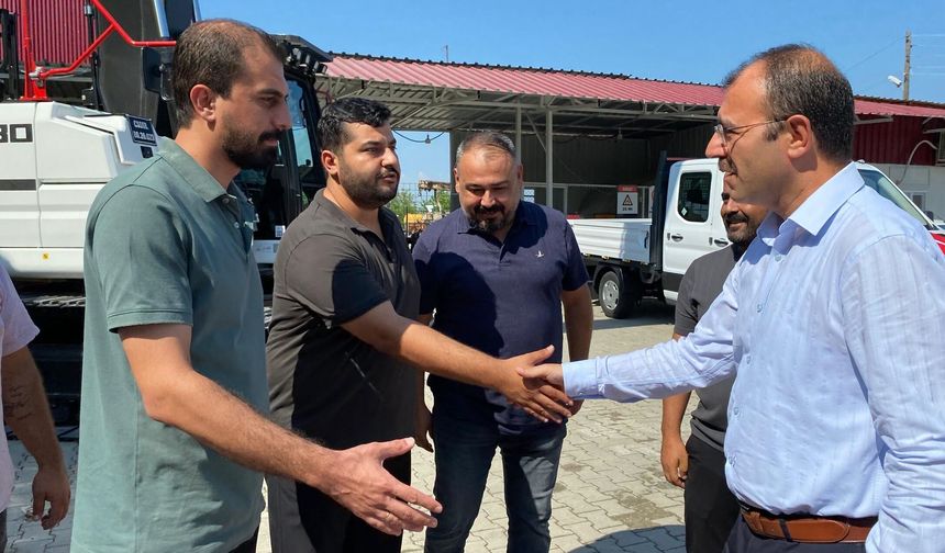 Kaymakam Dolu Sulama Birliği'nde İncelemelerde Bulundu
