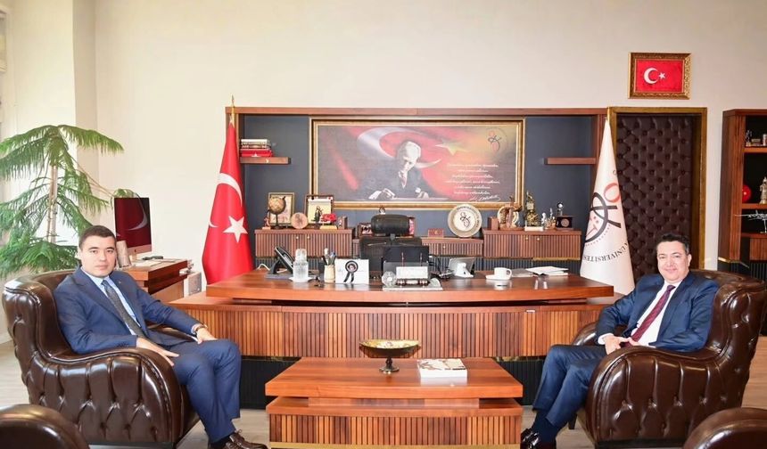 Toprakkale Kaymakamı Volkan Özer'den Rektör Uzun'a Ziyaret