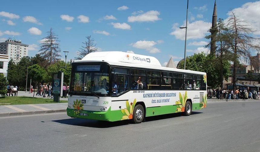 Kayseri'de Toplu Taşıma Kullananlar Dikkat!