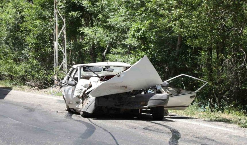 Tunceli'de Feci Kaza: 1 Ölü, 2'si Çocuk 5 Yaralı