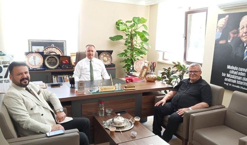 Mehmet Aydın'dan Genel Merkezde Nezaket Ziyareti