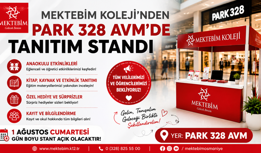 Mektebim Koleji'nden Park 328 AVM'de Tanıtım Standı
