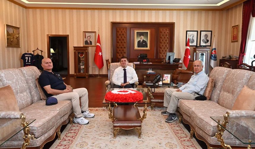 Merkez Valisi Davut Haner’den Vali Sarıibrahim’e Ziyaret