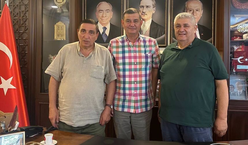 MHP Alanya İlçe Başkanı Mustafa Türkdoğan'a Ziyaret