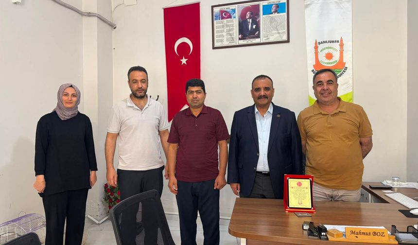 Halil Tetik, Numarataj Müdürü Mahmut Boz'u Makamında Ziyaret Etti
