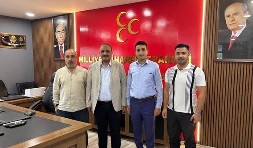 MHP Ceylanpınar’da Halil Tetik’e Hayırlı Ziyaret