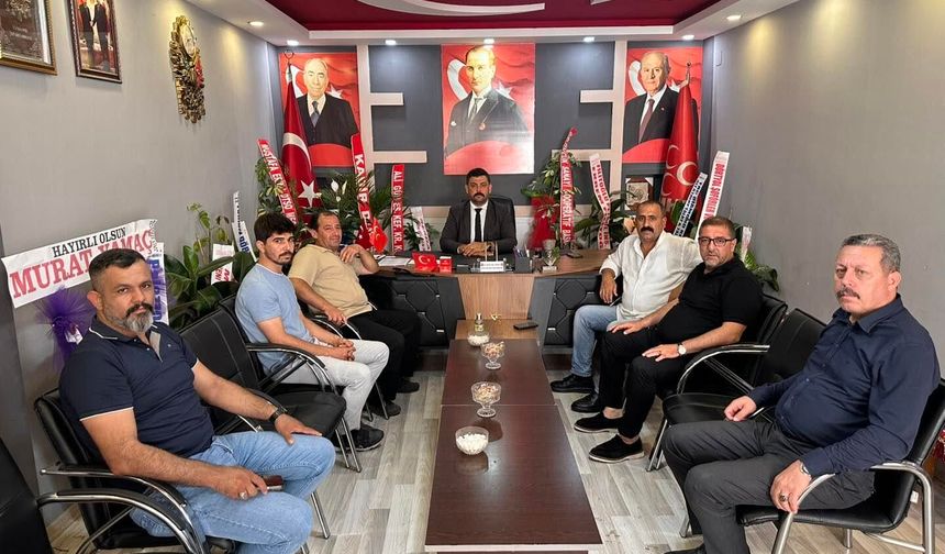 MHP Dörtyol'da Aksoy ve Tat'a teşekkür ziyareti