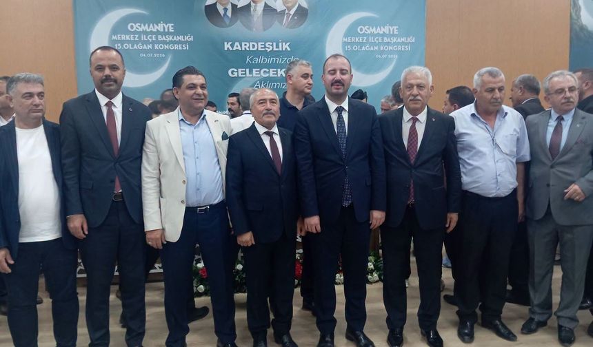 MHP Osmaniye Merkez İlçe'de Yener Tuncer Dönemi