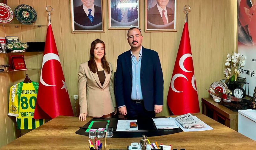 MHP Osmaniye'de Yener Tuncer'e hayırlı olsun ziyareti