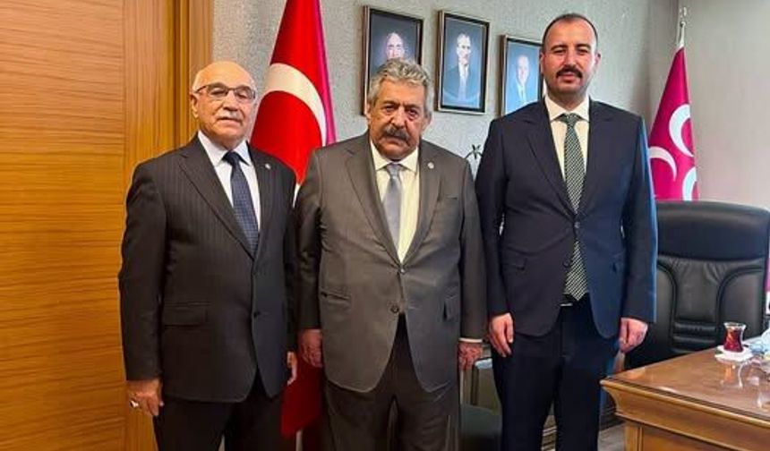 MHP Osmaniye'den Feti Yıldız'a Ankara ziyareti