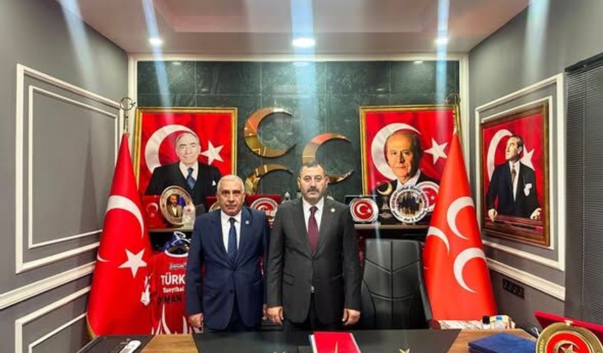 MHP Şanlıurfa İl Başkanı Osman Mutlu’ya Ziyaret