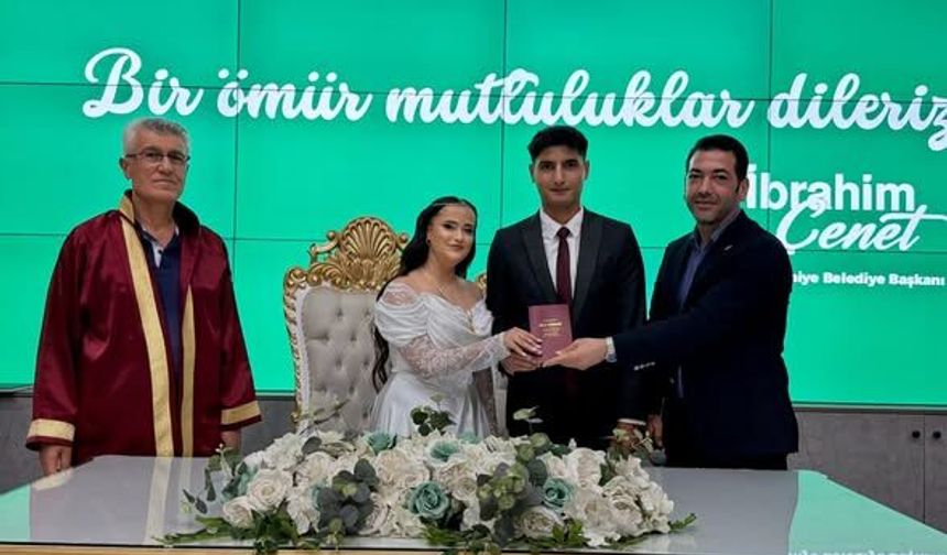İl Başkanı Binboğa’dan Genç Çifte Mutluluk Dileği