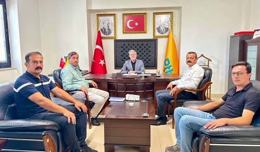 Ökkeş Aksoydan PTT 5. Bölge Müdürü Sevine Ziyaret