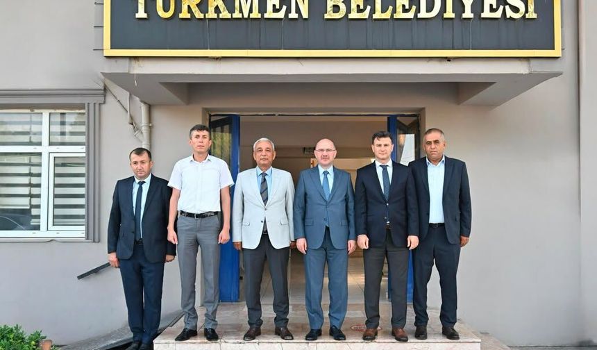 Osmaniye Valisi Serdengeçti'den Türkmen Belediyesini Ziyaret