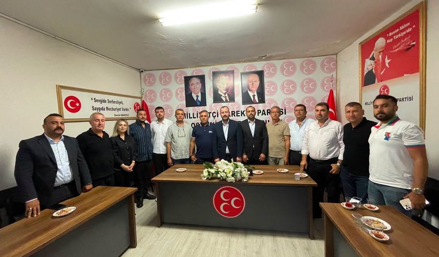 Osmaniye'de Çetinkaya ve Deveci Ailelerinden MHP'ye Ziyaret