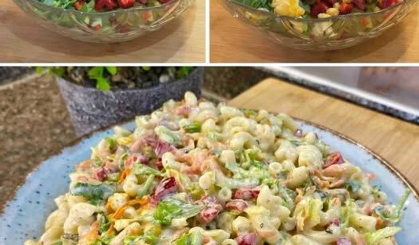 Osmaniye’de Makarna Salatası Sofraların Gözdesi