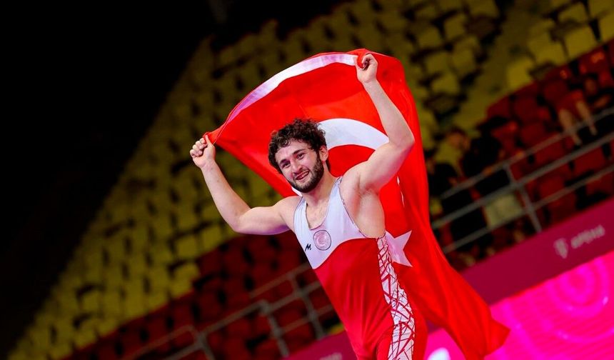Milli Güreşçi Salih Yusuf Yazıcı Avrupa Şampiyonu Oldu
