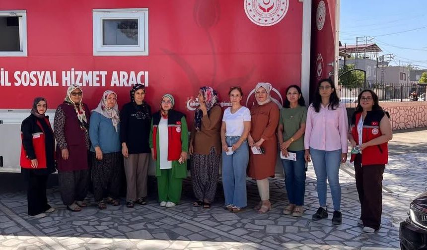 Toprakkale'de Mobil Sosyal Hizmet Desteği