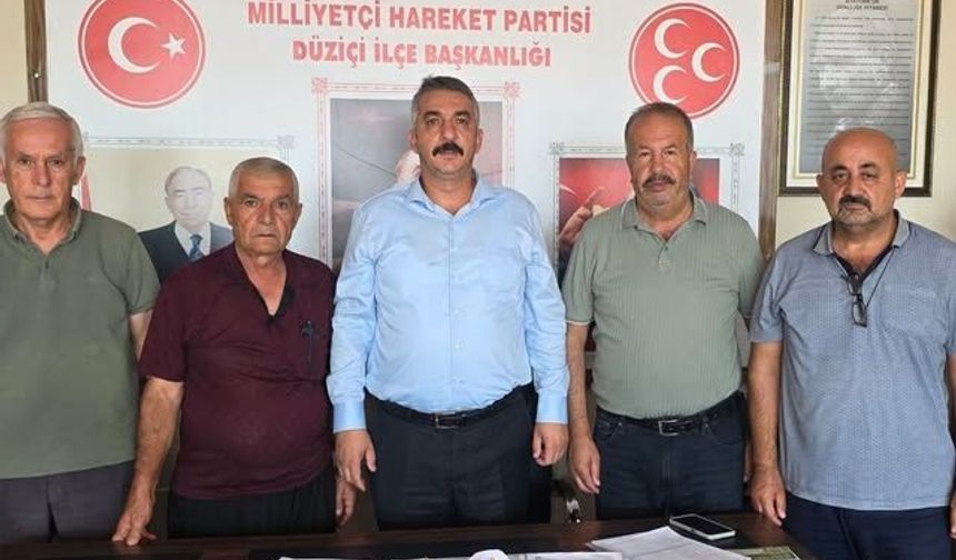 Turuncu Medya'dan MHP Düziçi'ne Hayırlı Olsun Ziyareti