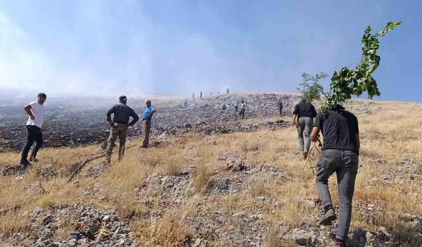 Malatya'da Anız Yangını Alarmı